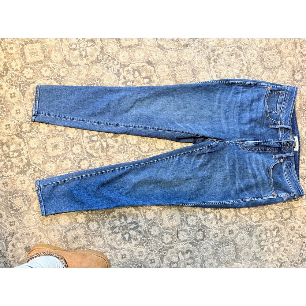 Madewell Curvy High Rise Skinny Jeans 14W Blue Denim Stretch Women’s Plus Size